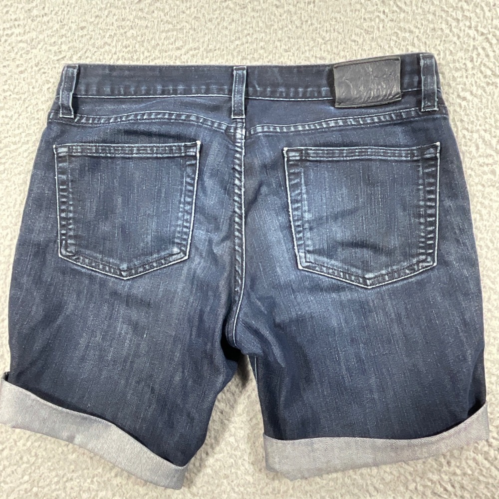 Ralph Lauren Denim Shorts Womens‎ 30 Dark Blue Cuffed Mid Rise Indigo USA
